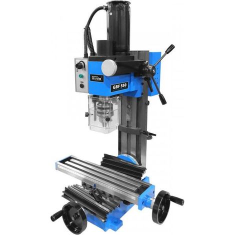 Güde – Fraiseuse table croisée 350W – Inclinaison tête -45°/+45° – Ø perçage max. 13mm – Pour bois dur et teck