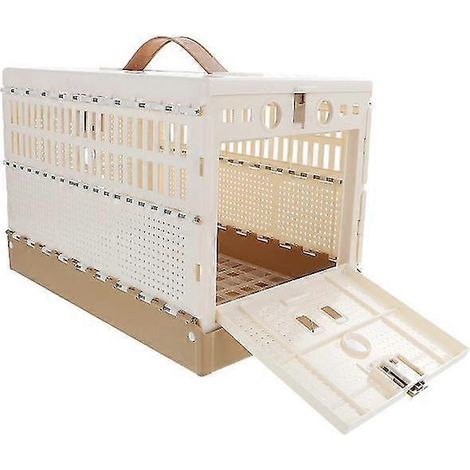 Cage de voyage pour oiseaux, cage portable pour pigeons, cage en plastique pliable pour petits animaux de compagnie (1/5)
