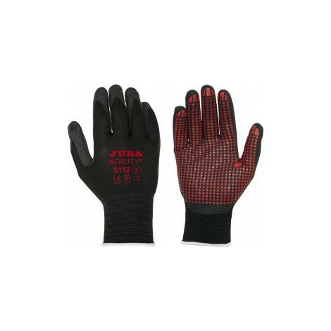 FPLUS guante nylon-nitrilo h5112 t-8 , Ligero y flexible, excelente adaptabilidad.
Mayor agarre y durabilidad por los puntos de nitrilo en la palma.
Precisión en presencia de aceit