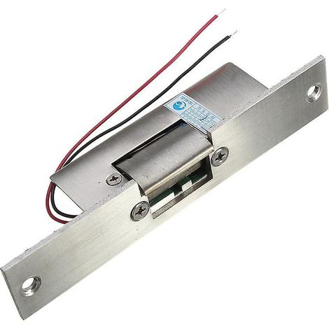 Serrure électrique de sécurité pour porte étroite 12 V CC en acier inoxydable