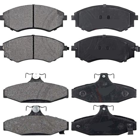 KIT PASTIGLIE FRENO ANTERIORI E POSTERIORI compatibile con DAEWOO REXTON (GAB) / PASTIGLIE FRENANTI AUTO OEM FDB600,FDB1157 FDB1937 / SOSTITUZIONE DIRETTA / BASSA POLVERE / SILENZIOSO
