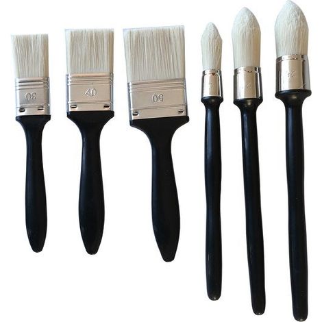 CENTRALE BRICO Lot De 6 Pinceaux Pour Peindre Toute Surface (1/3)