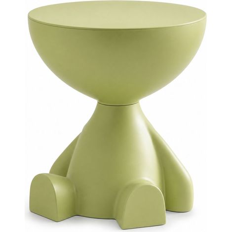 Table d'appoint [Marque] [Modèle] Design créatif hauteur 41cm plateau rond 37cm pour Maison chambre à coucher salon (1/5)