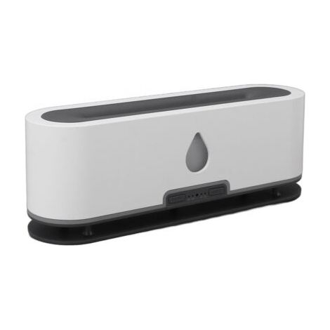 Humidificateur diffuseur de flamme avec télécommande 7 couleurs de lumière minuterie aromathérapie silencieuse 100-240 V (1/5)