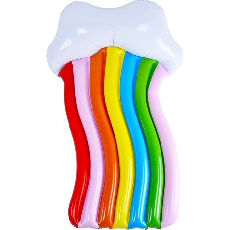 Aufblasbare PVC-Schwimmmatratze für Pool und Strand, tragbares Badebett für Kinder und Erwachsene, ideal zur Entspannung im Wasser. (1/5)