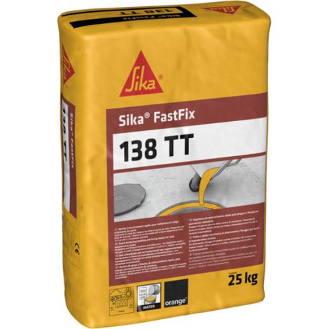 Sika – Micro-béton hydraulique prêt à l'emploi – Durcissement rapide à +5°C/+30°C – Pour scellement et calage d'éléments de voirie
