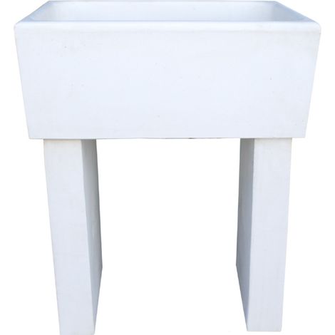 Pilozza calcestruzzo cemento piedi serie ostuni 75 x 55 x h 30 cm con piedi (1/5)
