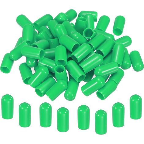 6mm Caoutchouc Fin Capuchons Couvercle PVC Vinyle Vis Filetage (1/5)
