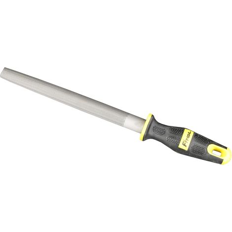 Lime en acier au carbone T12 8 pouces, coupe moyenne, dureté HRC 65, pour limer le métal doux, l'aluminium, l'étain, le cuivre, le plastique dur, le bois dur (demi-ronde) (1/3)
