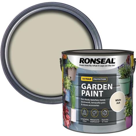 Garden Paint White Ash 2.5 Litre