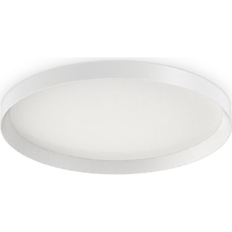 Décoratif Rond Simple Flush Blanc, 4000K (1/2)