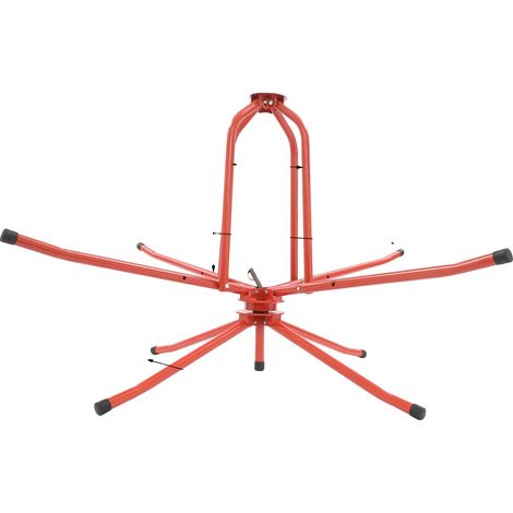 Enrouleur de tuyaux, capacité de charge de 200 kg, diamètre de tuyau réglable, Rouge (1/2)