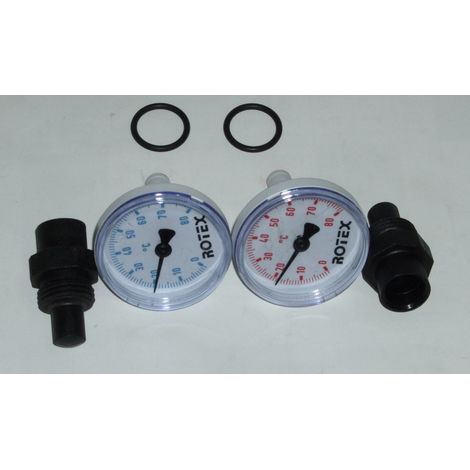 DAIKIN  Thermometer-Set 0-80 für Verteiler DAIKIN Fußbodenheizung, 5005225