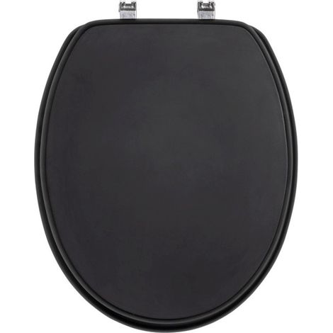 Abattant WC Uni "Matty" 46cm Noir (1/5)