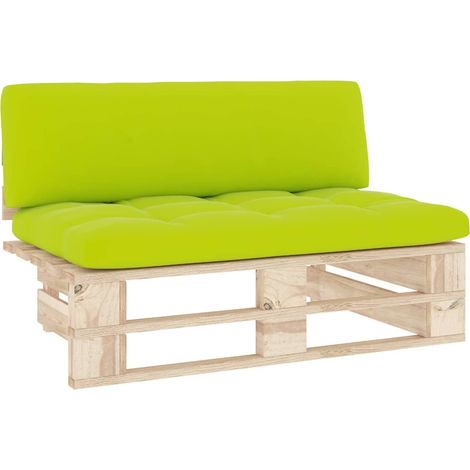 Maison Exclusive - Outdoor-Mittelsofa Paletten Imprägniertes Kief (1/5)