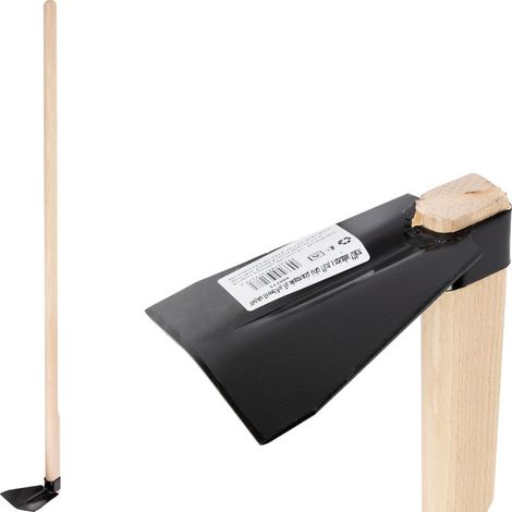 Hacke Strend Pro, Fe, zum Jäten, Breite 11 cm, Holzstiel 120 cm