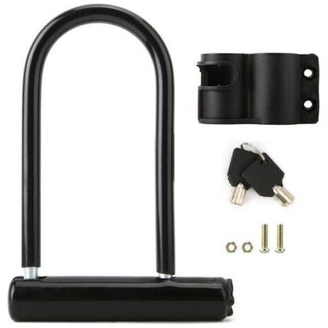 Alovez - Antivol de sécurité en U pour vélo et moto en alliage de zinc robuste (1/4)