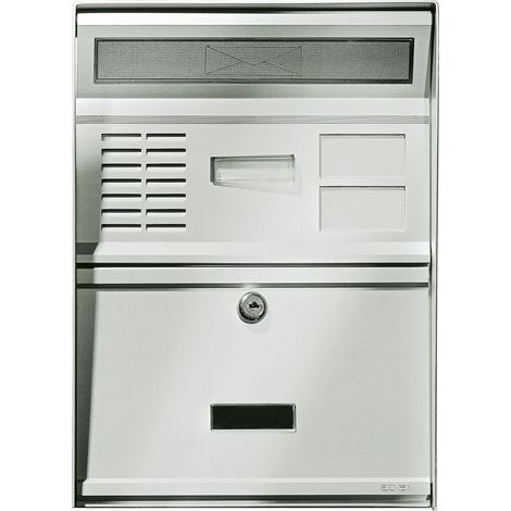 VIMAR - 2550/301 Targa portalettere 1 pulsante alluminio