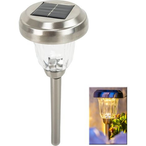 Lámpara Solar Radiante LED Blanca Cálida/Fría con Sensor – 600mAh, IP44, 10h Iluminación – Jardín, Terraza