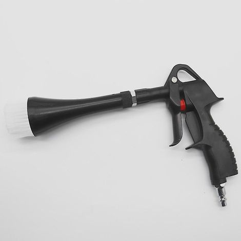 Pistolet de lavage auto à air comprimé, pistolet de nettoyage à sec efficace, pistolet de soufflage de poussière haute pression type tornade, outils professionnels de nettoyage intérieur de voiture (1/5)