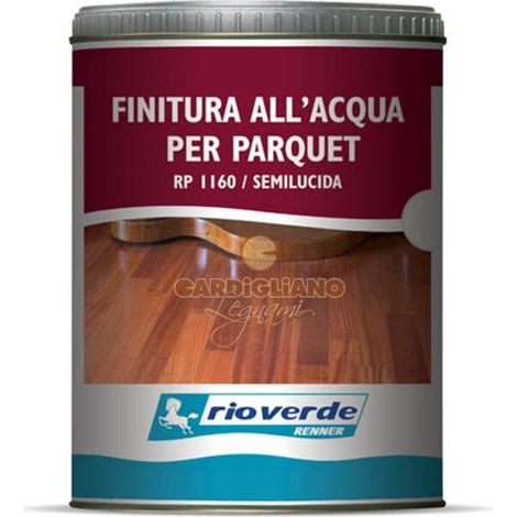 Renner Rio verde Finitura all&aposacqua RP1160 Trasparente semilucida x Parquet / 2.500 lt