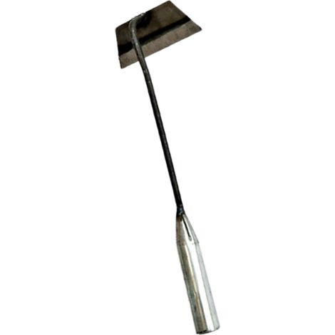 Houe à manche, outil de jardinage manuel durable pour ameublir les sols creux en aménagement paysager. (1/3)