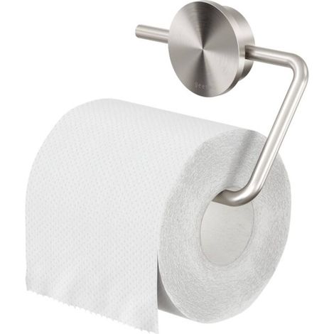 Geesa Toilettenpapierhalter Opal zum Schrauben Klopapierhalter Edelstahl gebürstet (1/4)