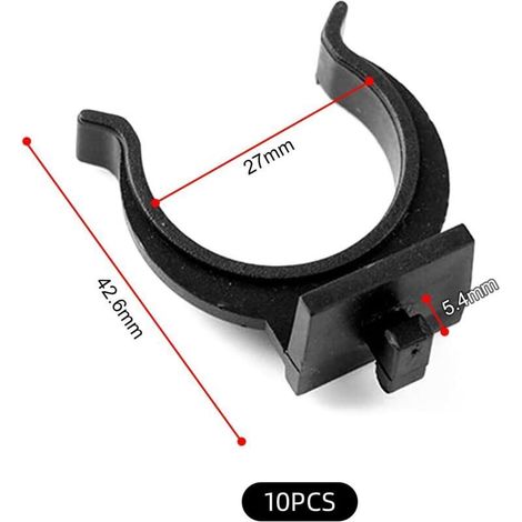 Bardusch-10 clip per zoccoli da cucina, clip di fissaggio per gambe di mobili, installazione rapida e senza attrezzi (1/4)