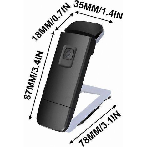 Lampe de lecture LED pliable et rechargeable par USB. lampe de bureau à pince. adaptée aux livres et aux liseuses électroniques. (1/5)