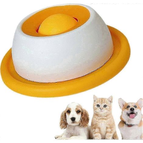 Jouet à lécher pour chien - Distributeur de friandises à alimentation lente pour l'éducation des chiots, enrichissement de leur environnement avec distributeur de nourriture, accessoire pour cage à no (1/5)