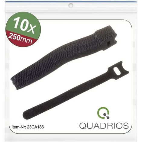 Bridas de gancho y bucle Quadrios 23CA186 250 mm 12 mm