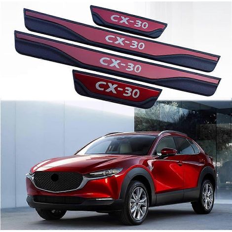 Accessoires automobiles : seuil de porte pour Mazda CX-30, protection de seuil de porte 2022-2024, pièces automobiles ( ) (1/5)