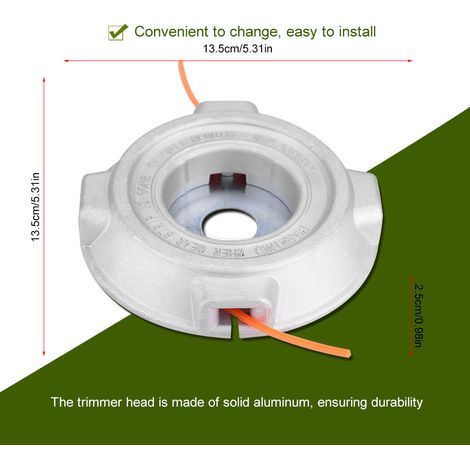Professioneller Universal-Trimmerkopf mit Getriebe, Nylonschnur für 25,4 mm Bohrung (1/5)