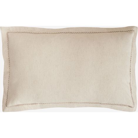 Coussin rectangulaire 30x50 cm en coton et lin Nisora SKLUM Beige nude