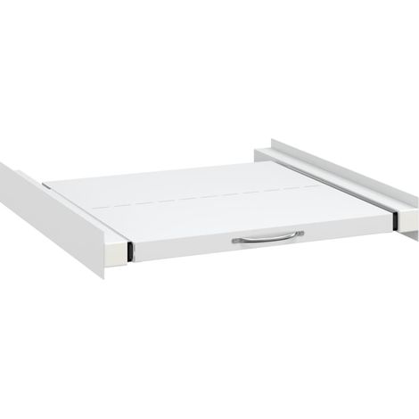 Kit de apilamiento para lavadora con estante extraíble vidaXL