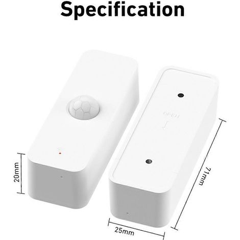 Tuya WLAN-Körperkontakt-Infrarot-Alarm - Einbruchmeldeanlage