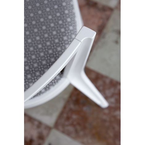 Ponti 940 Bianco sedia in legno di faggio originale BBB Italia seduta legno e imbottita colorata naturale interno Giò Ponti design cucina sala da pranzo hotel bar ristorante made in Italy