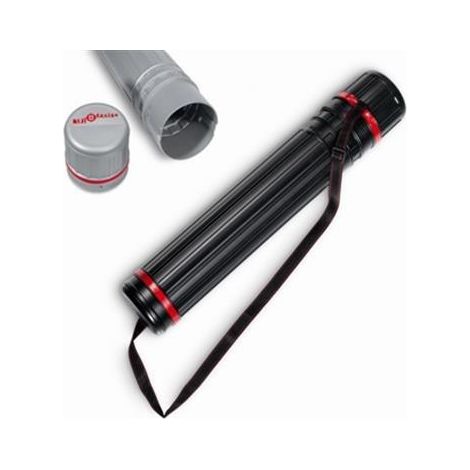 Niji 3089 tube de documents 10,5 cm Noir Plastique