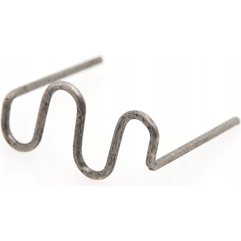 Grapas para plástico con forma de "onda grande" de 0,8 mm de diámetro - 500 unidades.