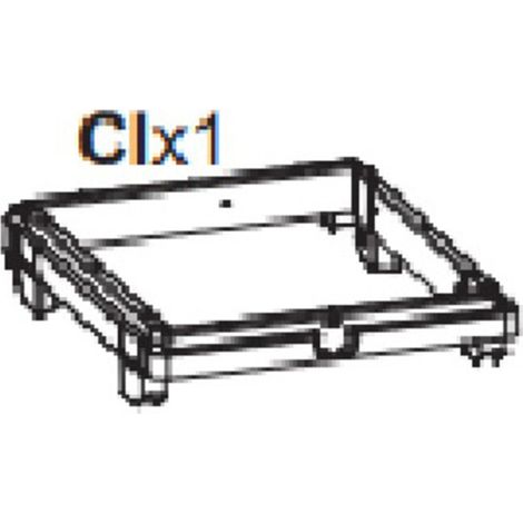 R CORNICE CL X PATTUMIERA 1 ANTA CM.34X39X88H ECOLINE1 TERRY- 1,0 pz