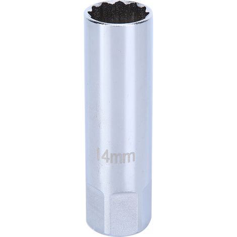 douille bougie 14mm,Prise de bougie d'allumage, 14mm haute visibilit¡§ 3/8 "Outil de d¡§pose de bougie d'allumage replacement pour prise de bougie d'allumage magn¡§tique Drive. (1/5)
