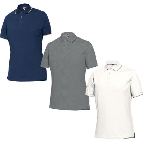 Polo de travail femme Issaline Portofino Stretch 08189L - XXL - Blanco
