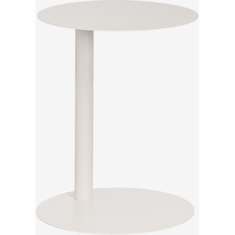 Tavolino rotondo Ø40 cm in acciaio inossidabile Yannik SKLUM