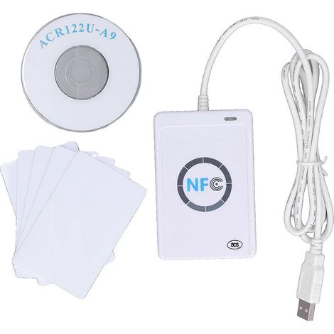 Lecteur/graveur de cartes à puce sans contact, lecteur NFC Bluetooth sécurisé (sans contact), 13,56 MHz, 5 V CC