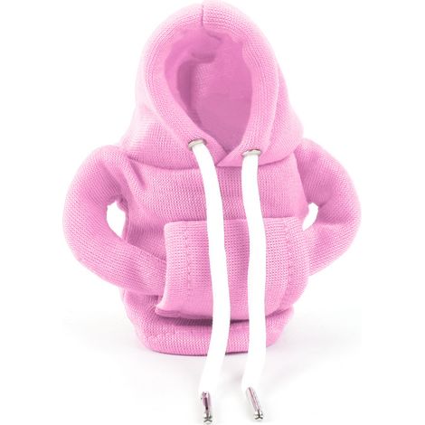 Christmas Limited Edition Car Gear Shift Cover, Hoodie Style, Gear Shift Lever, Handbrake Cover - Pink (1/4)