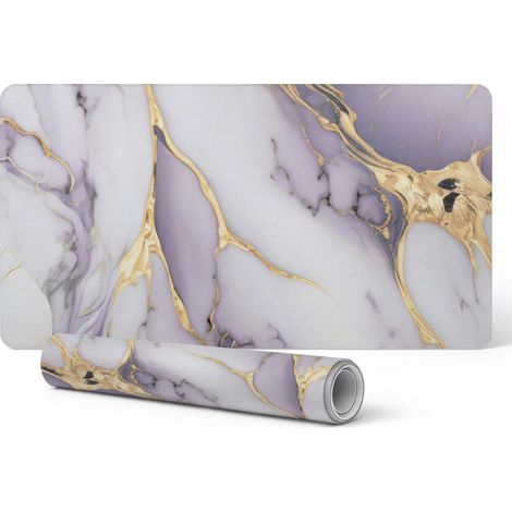 Alfombrilla de escritorio Marble Waves para teclado y accesorios, 90x45 cm