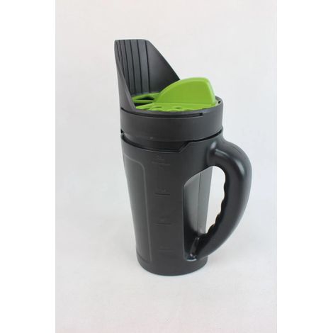 (Pot de semis vert) Semoir à graines pour jardin, pelouse et légumes, épandeur de sel à neige (1/4)