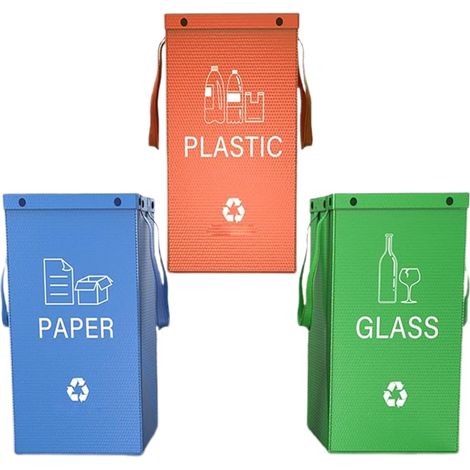 Poubelle Portable Poubelles Réutilisables Sac Réutilisable 3 Pièces 40 (1/5)