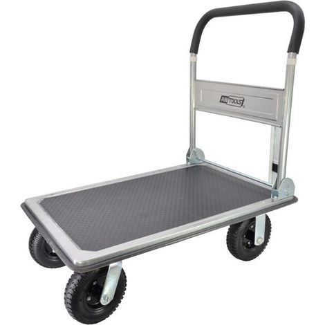 Chariot robuste awtools acier pliable 350 kg capacité