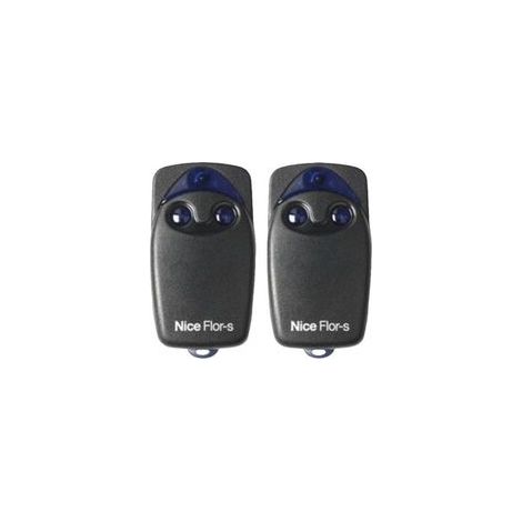 Télécommande pour portail et volet roulant NICE FLO2R-S – Lot de 2 unités – Fréquence 433.92 MHz – Compatible Rolling Code (1/3)